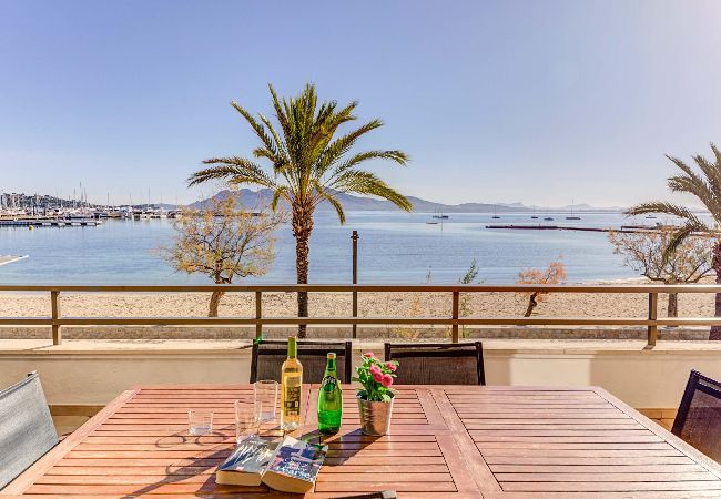  in Puerto Pollensa - Emma Beachfront Apartment by Sealand Villas
